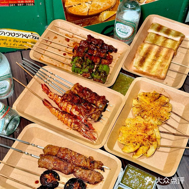 惠州东平N刷的街头泰式烤串，敲好吃‼️