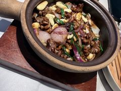 秋葵山药啫啫煲-南拳十三姨·潮汕砂锅粥·粤菜(西单大悦城店)