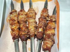 只用咸盐烤的羊肉串-丝路有约·烧烤·新疆菜(万宴城店)