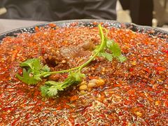 水煮牛柳-芙蓉凰花园酒楼