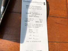账单-The Meat & Wine Co Southbank(南岸店)