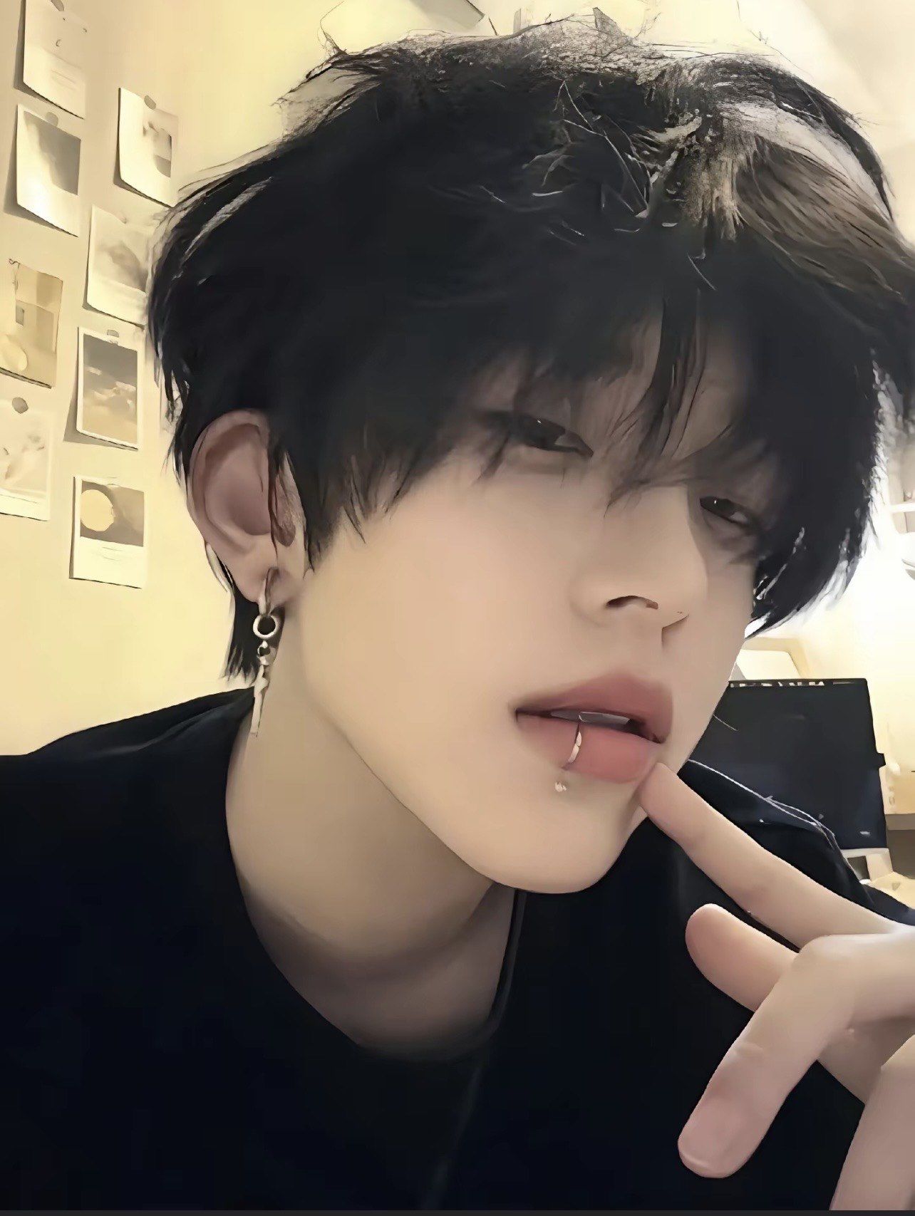 学剪帅气男生头