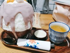 抹茶生乳かき氷-WONDER ICE 萬得冰田(建設路总店)