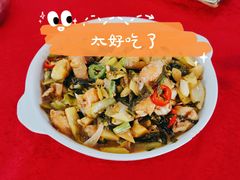 酸菜炒鱼肚-水上人家河鲜