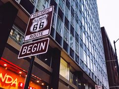 -66号公路起点牌