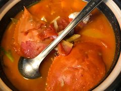 梭子蟹番茄豆腐煲-菲乐餐厅(三十年经营·湖滨路店)