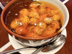 古越陈酿煮花螺-杭州西子湖四季酒店·金沙厅