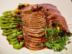 老虎菜拌金钱腱-宝轩渔府·老字号海鲜·正宗津菜(水上店)