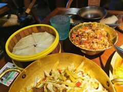 薄饼卷羊肉粒-楼兰新疆主题餐厅(悠方店)