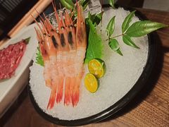 甜虾刺身-揽季锅物会.福建黄鱼.海鲜姿造(五四路店)