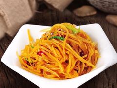 酸辣土豆丝-虹海圣肉饼店家常菜馆