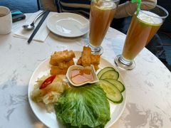 香煎腐皮虾饼-大茴香越法料理(SOHO复兴店)