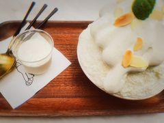 榴莲肉加榴莲冰淇淋-丹礼糖甜品