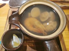 松茸土瓶蒸-花潮料理艺食馆(世欧广场店)