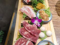 -明洞阿姨·韩式酱蟹烤肉·创意料理(三元桥店)