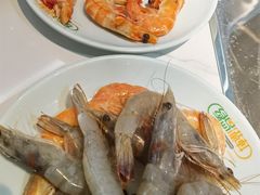 白虾-绿岛港轩海鲜烤肉涮锅自助餐厅