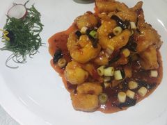 鱼香手扒虾仁-品味居·首店·大连鲜活海鲜大连菜(东港店)