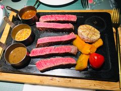 澳洲特拉克拉M3肉眼牛排-蜜桃花开·中西融合菜E&W(南长街店)