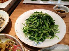 蒜蓉鸡毛菜-四季民福烤鸭店(前门廊房二条店)