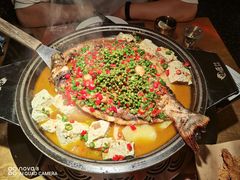 翡翠青椒味豆花烤鱼-烤匠麻辣烤鱼(万象城店)