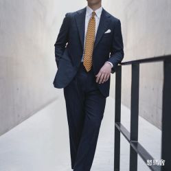 点击看大图 -怒马会 全麻衬西装高级定制