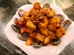 鲍鱼烧肉炖土豆-双海酒店·海鲜家常菜(南戴河店)