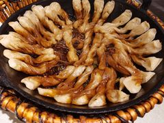 大公鸡粘卷子-华盛园卷子王农家菜水库鱼