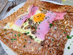 巴黎火腿鸡蛋芝士蘑菇可丽饼-RAC BAR(安福路店)