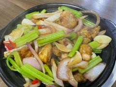 啫啫牛蛙煲-绿柠食堂(北外滩店)