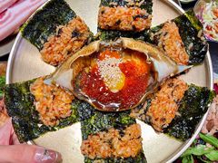 -草家酱蟹炭火烤肉店(珲春南路二店)