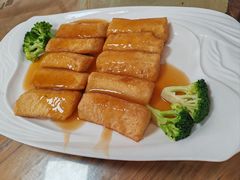 自制豆腐-菠菜美食