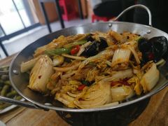 干锅娃娃菜-老七饭馆(光荣道总店)