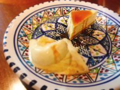 芝士蛋糕配冰淇淋-Tajine Moroccan塔金摩洛哥中东餐厅