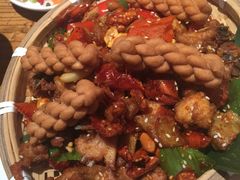 新疆传统干煸大盘鸡-阿里家·新疆烤肉酒場 by MIG