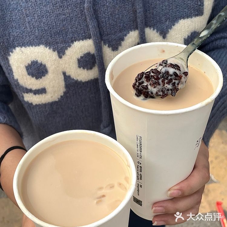 糯糯的血糯米奶茶真的让人拒绝不了！