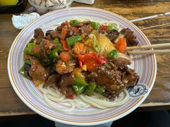 -歹歹的加个面过油肉拌面