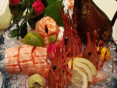 三文鱼腩拼牡丹虾-汕头国际大酒店-牛一町目餐厅