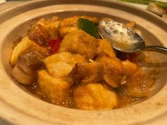 咸鱼鸡粒豆腐煲-利苑酒家(金宝店)