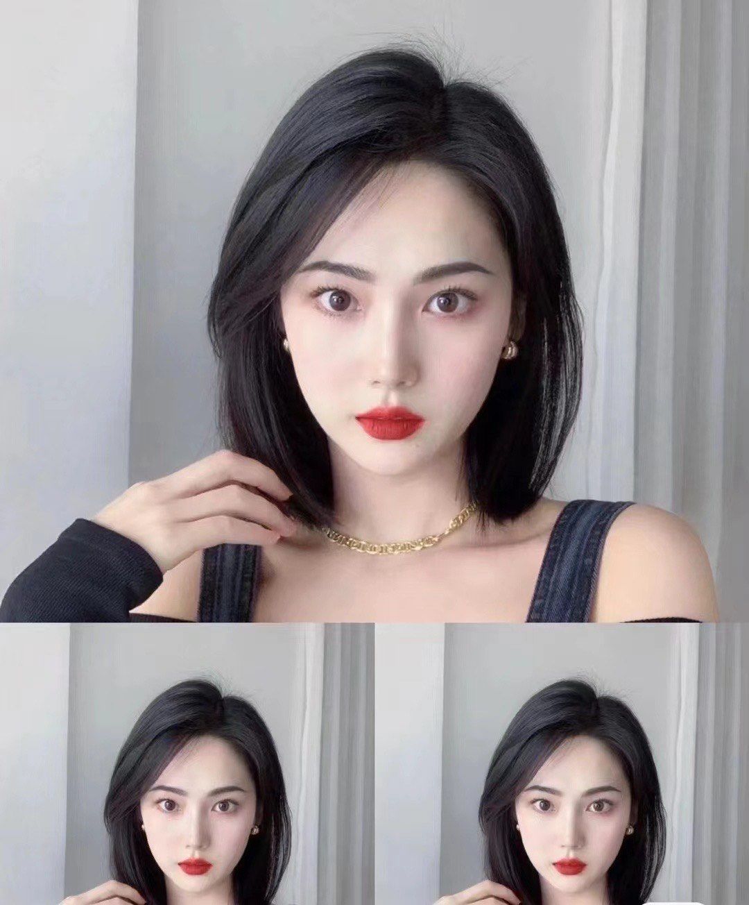 中短发可扎懒人首选 女神必备???
