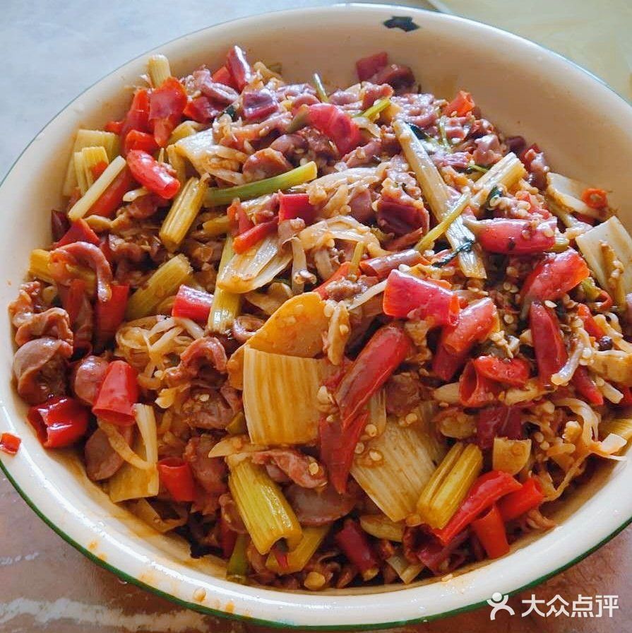 爆炒鸡杂