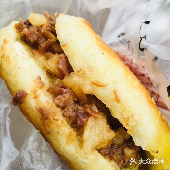周家卤肉烧饼