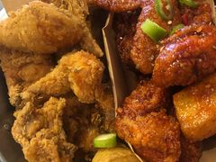 炸鸡翅一半一半-富乐满韩国正宗炸鸡韩国料理(虹泉路店)