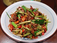 小炒黄牛肉-传统菜农庄(皇姑路店)