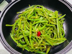 干锅四季豆-阿红私房菜