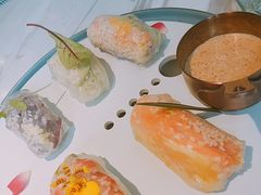 漫步花开彩虹卷-蜜桃花开·中西融合菜E&W(南长街店)