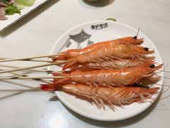 竹签虾-围炉夜话·潮汕卤水火锅(榕江店)