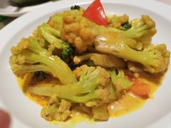 咖喱双花菜-汤城小厨•粤菜•靓汤(西直门凯德MALL店)