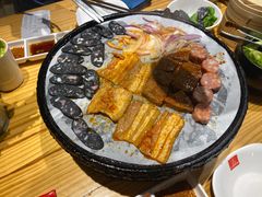 招牌湘村黑猪五花肉-么肆烤肉·中式自助·烤肉大排档(街道口季佳PAI店)