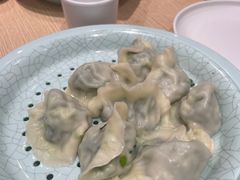 韭菜鸡蛋蒸饺赠小咸菜-老边饺子馆(东单店)