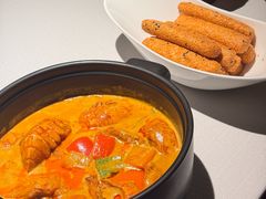 大虾香茅咖喱配自制酥面包-解香楼(八盘岭路店)